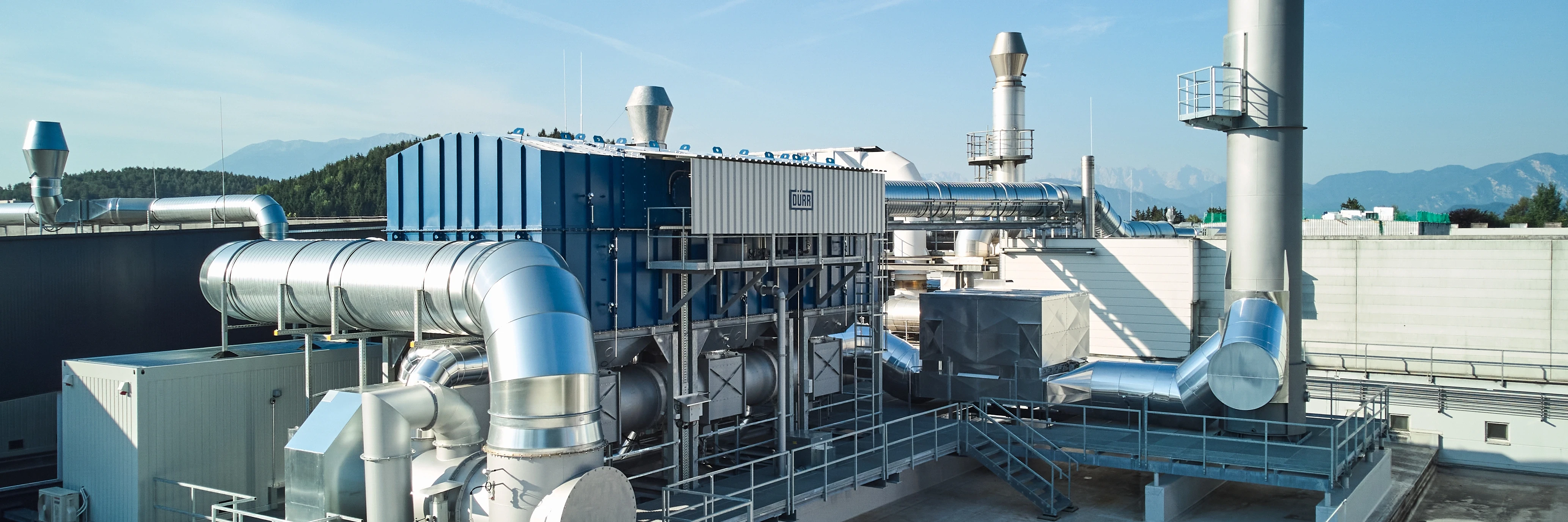 Regenerative thermal oxidizer (RTO) system for VOC emission treatment